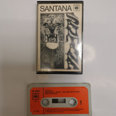 Santana - Santana 1969 UK Cassette Tape VG+/VG+