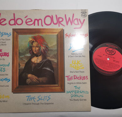 Various - We Do 'Em Our Way 1980 Punk Vinyl LP VG+/VG Split to top edge
