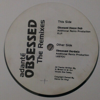 Adant'e - Obsessed (The Remixes)