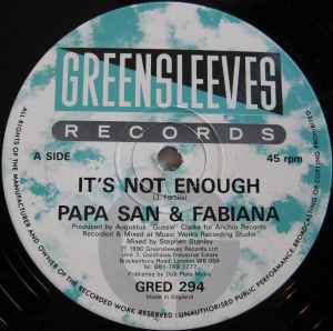 Papa San AND Fabiana - It's Not Enough