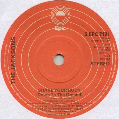 The Jacksons - Shake Your Body (Down To The Ground)