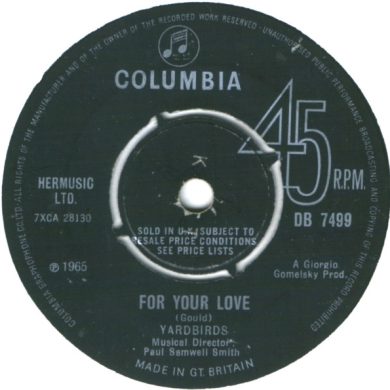 Yardbirds - For Your Love