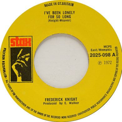 Frederick Knight - I've Been Lonely For So Long