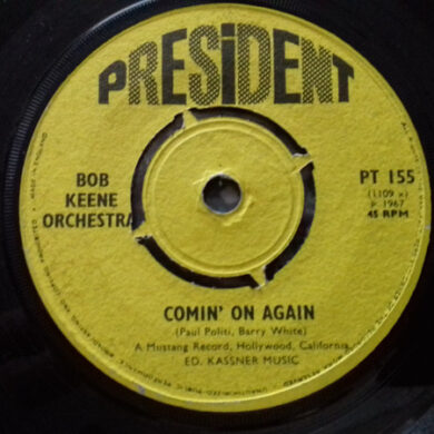 Felice Taylor / Bob Keene Orchestra - I Feel Love Comin' On / Comin' On Again