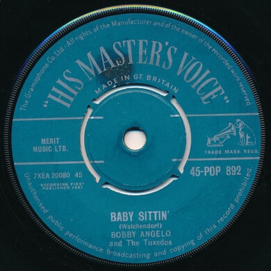 Bobby Angelo And The Tuxedos - Baby Sittin'