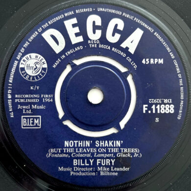 Billy Fury - Nothin' Shakin' (But The Leaves On The Trees)