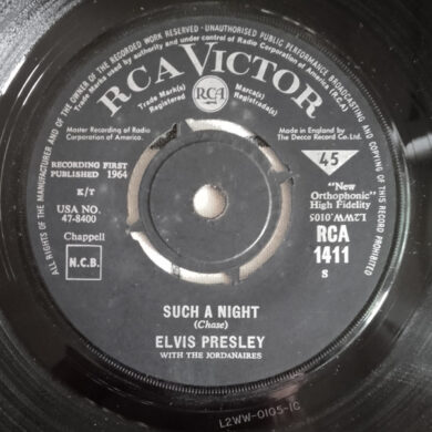 Elvis Presley With The Jordanaires - Such A Night / Never Ending