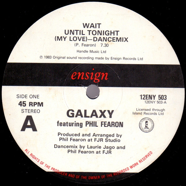 Galaxy ft. Phil Fearon - Wait Until Tonight (My Love)
