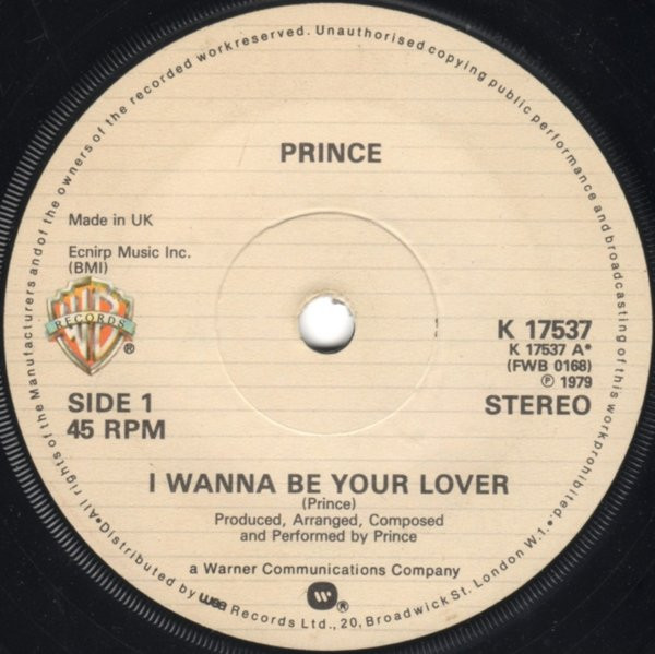 Prince - I Wanna Be Your Lover