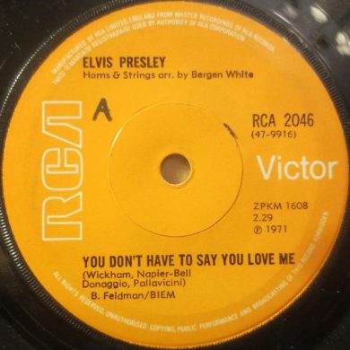 Elvis Presley - You Don't Have To Say You Love Me