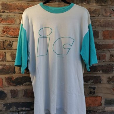 Inspiral Carpets - Dragging Me Down 1992 T-Shirt White/ Teal