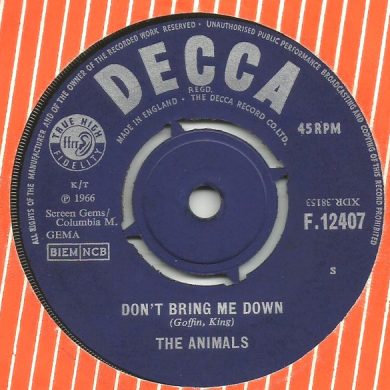 The Animals - Don't Bring Me Down