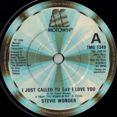 Stevie Wonder - I Just Called To Say I Love You