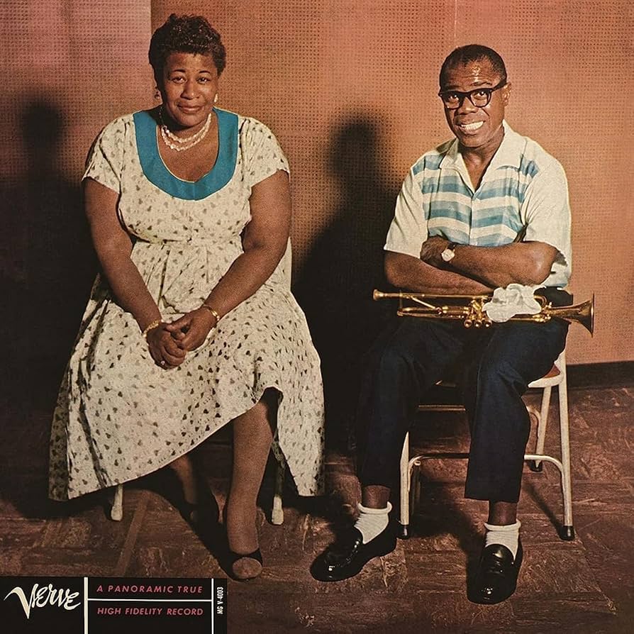 E FITZGERALD AND L ARMSTRONG - ELLA AND LOUIS - Image 2