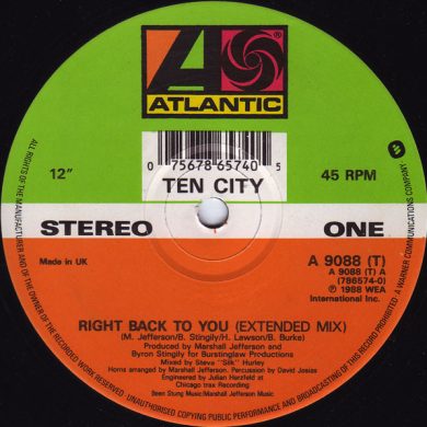Ten City - Right Back To You